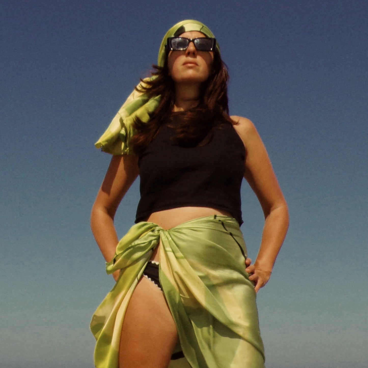 The Perotine Silk Scarf 90cm by 140cm