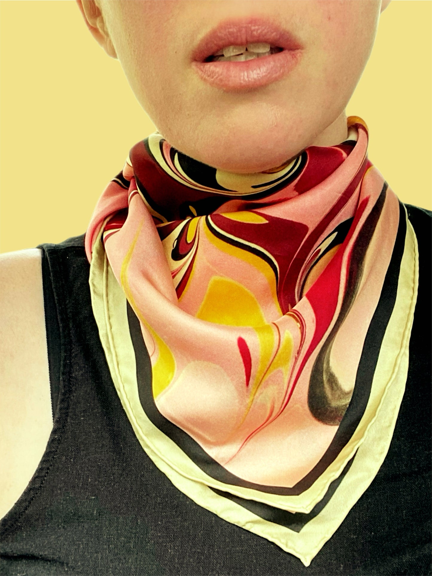 The Betty Silk Scarf 65cm by 65cm