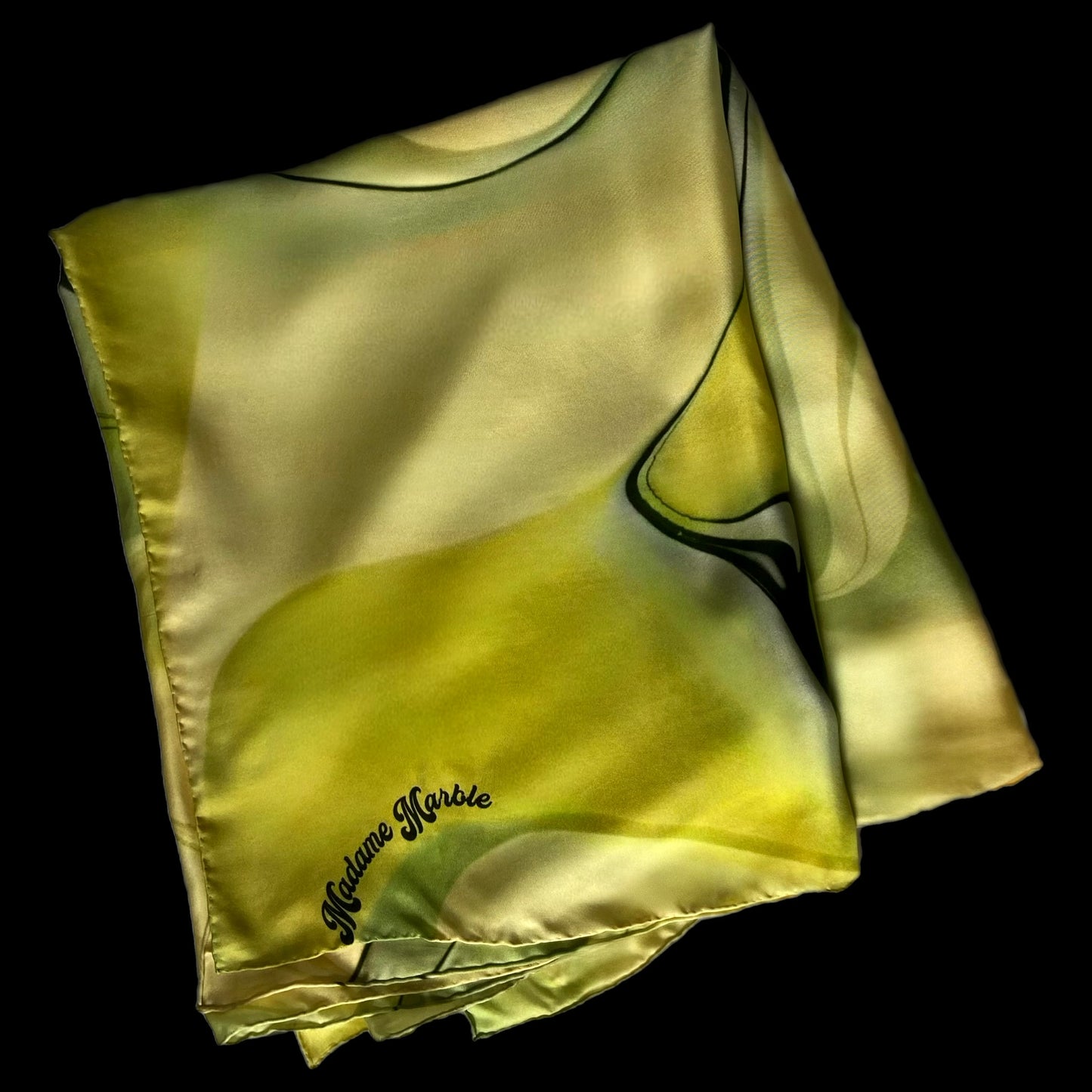 The Perotine Silk Scarf 90cm by 140cm