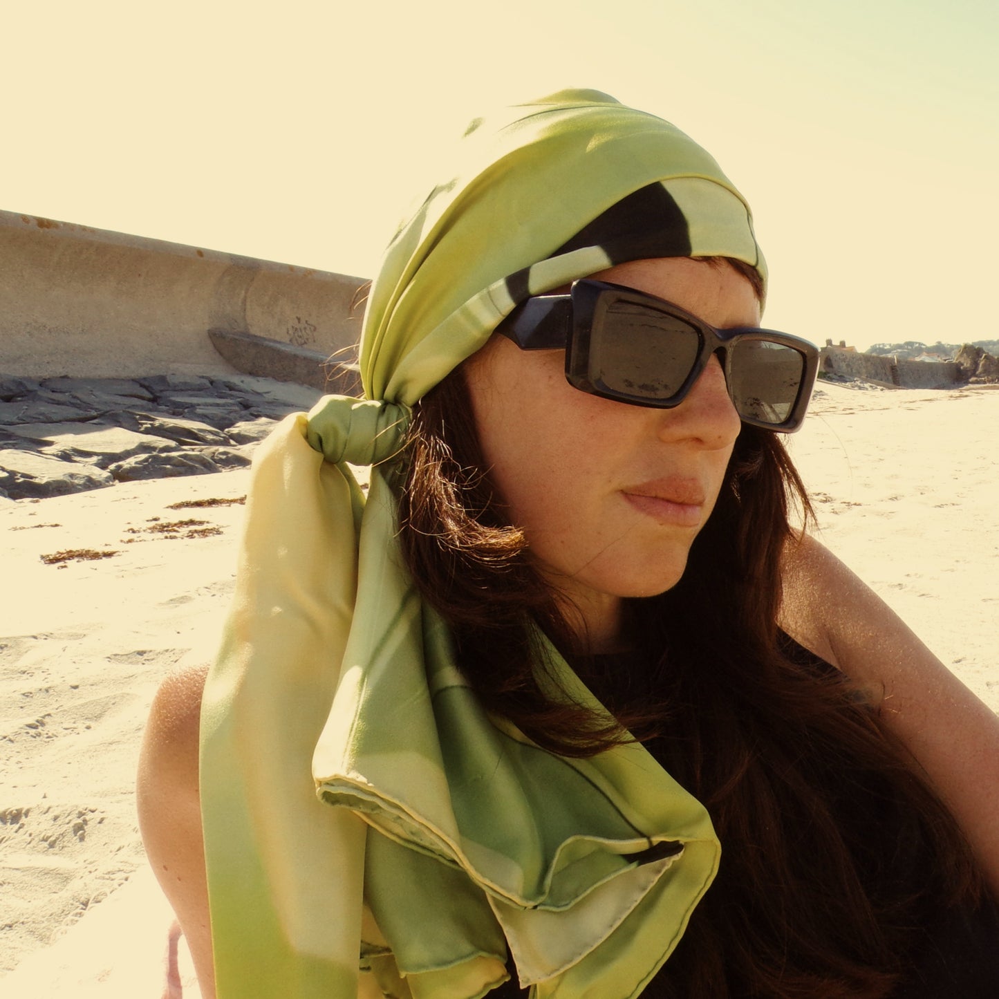 The Perotine Silk Scarf 90cm by 140cm