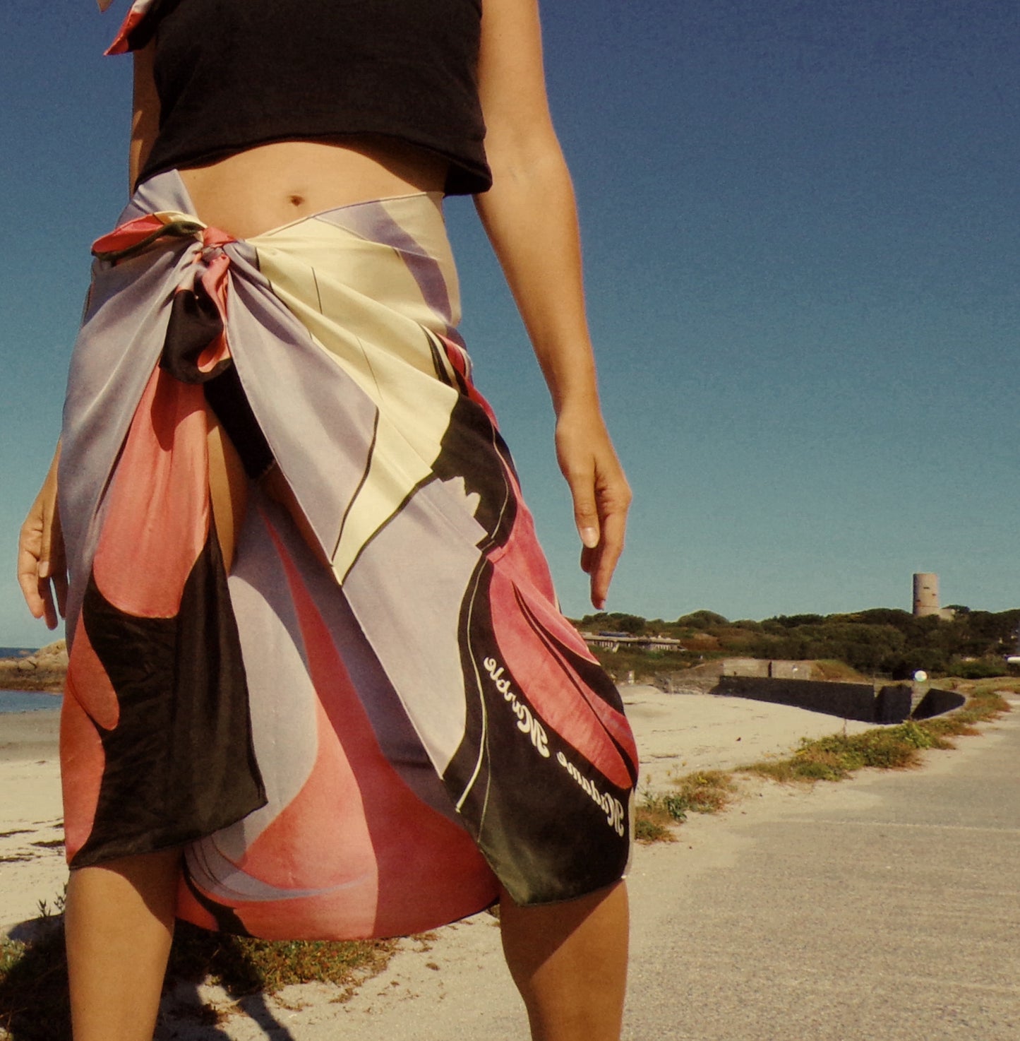 The Olympia Silk Scarf 140cm by 90cm