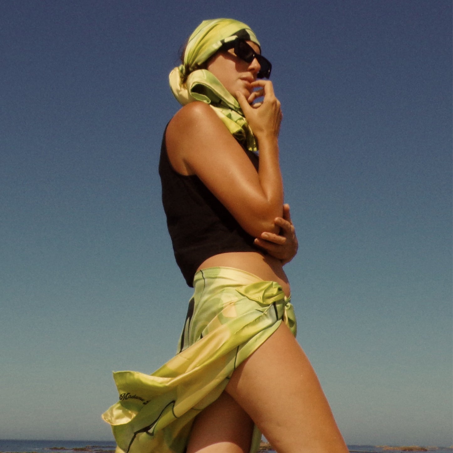 The Perotine Silk Scarf 90cm by 140cm